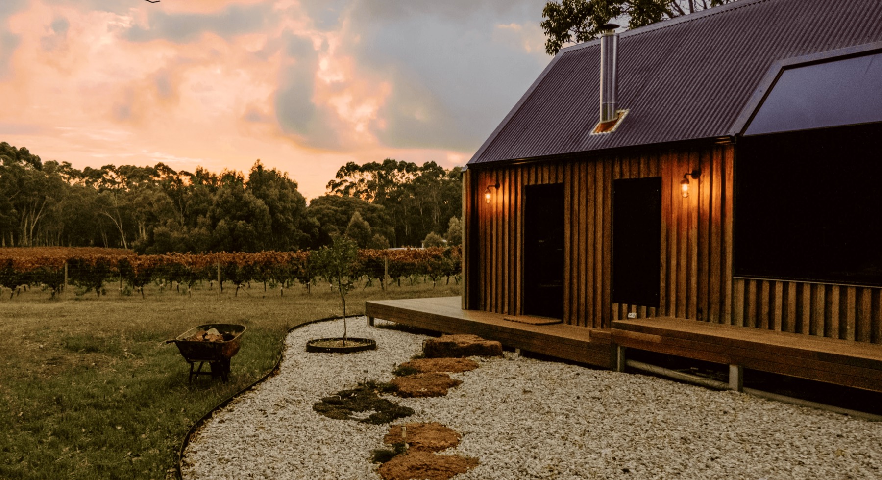 Vacation home at sunset — shared ownership through Heystay